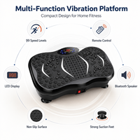 Plateforme vibrante compacte à usage professionnel, charge maximale 120 kg, avec télécommande, OEM