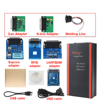 Programmateur de clés ECU complet IPROG Plus V87 avec réinitialisation du tableau de bord, du kilométrage, des airbags et de l'IMMO, compatible Carprog Digiprog 3, lecteur de codes de bonne qualité