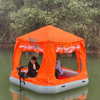 Offre Spéciale de location Camping en plein air eau flottante radeau tente gonflable Aqua tente pour hôtel de villégiature