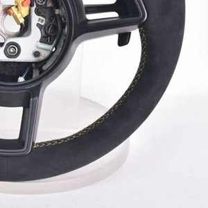 Volante Alcantara para Porsche 958 982 718 Cayman <span class=keywords><strong>Boxster</strong></span> Panamera 911 991 997 970 GT Macan Cayenne Taycan Volantes - Product Image 4