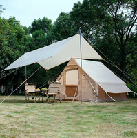 Tente gonflable d'extérieur résistante au vent, facile à gonfler, pour 2-3 personnes, idéale pour le camping, la randonnée et la maison.