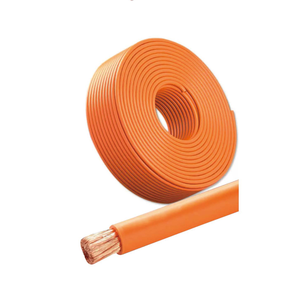 Câble de soudage flexible résistant à l'huile, isolé en PVC plat en cuivre - Product Image 1