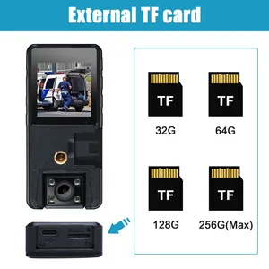 Caméra corporelle mini A39 Full HD 1080P, caméscope 3000 mAh, caméra de vélo rotative à 120°, caméra sportive DV, DVR de voiture, écran 1,54 pouces, double carte MicroSD TF - Product Image 4