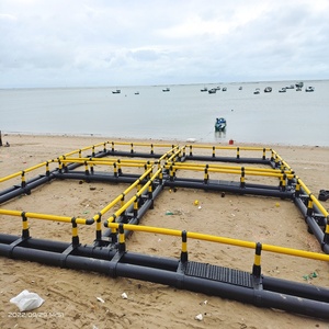 กรงเลี้ยงปลา HDPE ป้องกันคลื่น รูปทรงสี่เหลี่ยม ขนาด 4ม.x4ม. พร้อมอุปกรณ์เสริมครบชุด ระดับ 12 - Product Image 4