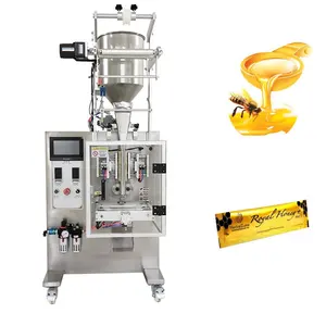 Tốt nhất bán Quảng Châu đa chức năng máy đóng gói thanh đóng gói mật ong Máy dán điền máy với mixer hoặc nóng