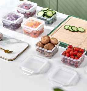 Vente chaude couvercle extensible bon <span class=keywords><strong>prix</strong></span> bac de stockage des aliments en céramique <span class=keywords><strong>sec</strong></span> 3 pièces en plastique réfrigérateur conteneurs de stockage des aliments avec couvercle - Product Image 2