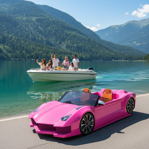Nouveau design bateau électrique en plastique Meierya en forme de <span class=keywords><strong>Lamborghini</strong></span> pour parc aquatique et divertissement - Product Image 5