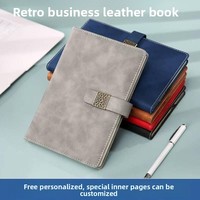 Carnet A5 en cuir PU de haute qualité avec reliure cousue, personnalisable pour promotion professionnelle, avec logo imprimé