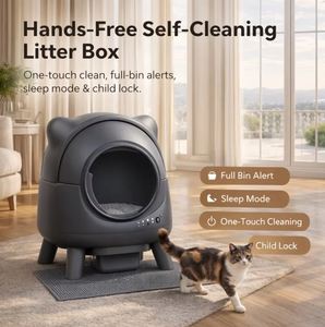 Bac à litière automatique 50L à nettoyage en un clic avec capteur de sécurité infrarouge, facile à nettoyer, contrôle des odeurs pour chats de tous âges - OEM/ODM disponible - Product Image 3