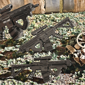 Serie <span class=keywords><strong>Battle</strong></span> Royale Mini pistole giocattolo collezione e Display Anime Action Cartoon per portachiavi in metallo giocattolo pistola - Product Image 2