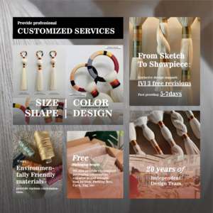 <span class=keywords><strong>Abat</strong></span>-<span class=keywords><strong>jour</strong></span> en macramé tissé à la main avec un tissage complexe pour la maison, la terrasse, la table ou la table à <span class=keywords><strong>d</strong></span>îner, ambiance chaleureuse de bougies, <span class=keywords><strong>d</strong></span>écoration bohème - Product Image 6