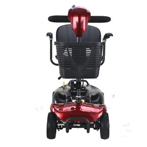Scooter eléctrico de cuatro ruedas para personas mayores y discapacitadas, engranaje ajustable, aleación de aluminio roja, 1080x480x940mm - Product Image 4