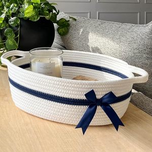 XINYIDE gros petites plantes panier cadeau coton corde panier tissé coton corde stockage <span class=keywords><strong>fruits</strong></span> légumes paniers - Product Image 1