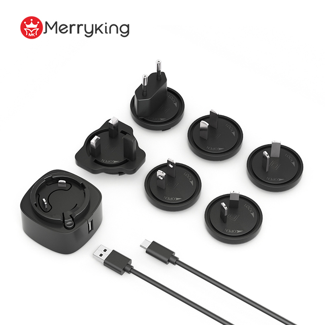 Power Adapter ROHS EAC FCC International Power Travel Plug Adapter USB Port Power Adapter for POS Supplies