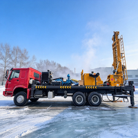 Foreuse de puits montée sur camion, entièrement hydraulique, pour la construction de puits d'eau civils