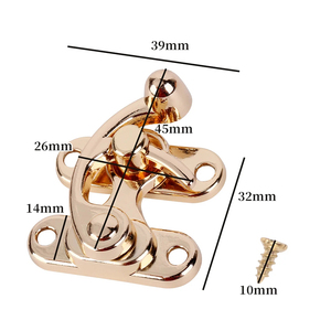 3.8cm đồ trang sức ngực Quà Tặng kim Loại chuyển đổi Latch da túi xách vali Hasp móc khóa đóng cửa cho rượu vang hộp gỗ trường hợp - Product Image 6
