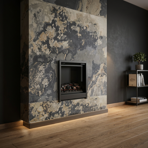 Revêtement mural flexible en pierre de schiste noir naturel, fin et durable, écologique, fabriqué en Inde, pour salle de bain, style moderne Triton Stones. - Product Image 1