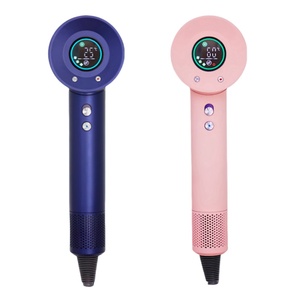 Sèche-cheveux mini LCD haute vitesse 2025 pour salon et usage domestique, sèche-cheveux ionique électrique avec source d'alimentation pour hôtels - Product Image 1
