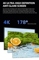 Tableau blanc interactif tout-en-un 4K UHD de 65 pouces avec écran tactile 20 points pour l'enseignement et les conférences, processeur Intel Core