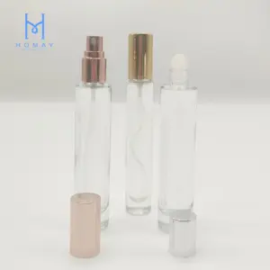 Homay Parfum Pakket 10Ml Clear Spray Glazen Fles Cilindrische Fles