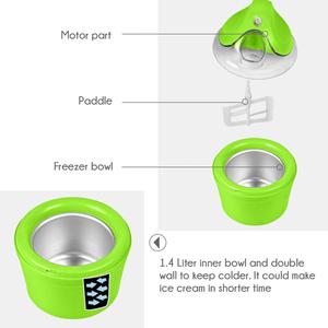 Mini fabricante de helados de yogur congelado automático de alta calidad 1.4L 12W para el hogar - Product Image 2