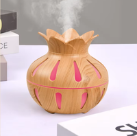 Humidificateur ultrasonique diffuseur d'aromathérapie en acier inoxydable 130 ml, alimenté par USB, portable, avec humidistat, pour maison, voiture, hôtel, huiles essentielles