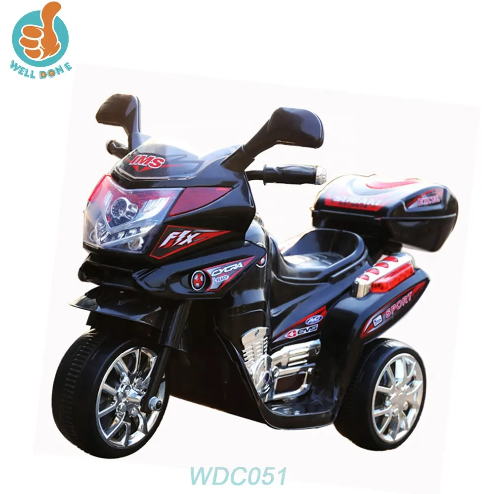 WDC051モーターサイクルの赤ちゃんのオートバイのリモコンに乗る輸出日本中古おもちゃ