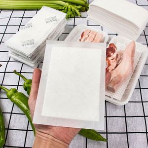 Prix d'usine Tampons absorbants frais pour viande, fraise, cerise, tomate, 40 ml/unité, noir/blanc, pour emballage absorbant de viande - Product Image 6