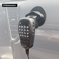 Dudukan Mikrofon Mobil Universal VINmounts dengan Perekat untuk Radio CB dan Radio Dua Arah VIN-SM-01+VIN-ZT-03