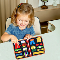Nuevo Juguete de Actividades para Niños Pequeños FY, Tablero de Actividades para Desarrollar Habilidades Exploratorias, Creatividad e Imaginación, de Fieltro, Unisex, para Niños de 3+ Años, 5-7 Años, Juegos de Motricidad Fina