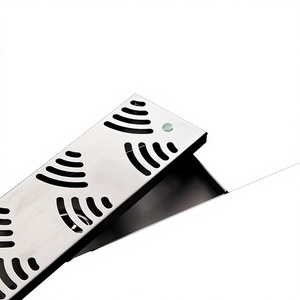 OEM 304 Stainless Steel Thickened Rectangular Long Strip Floor <b>Drain</b> High Capacity Deodorizing Filter for <b>Bathroom</b> Accessories - Product Image 4