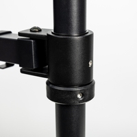 Support d'écran pour ordinateur de bureau, réglable en hauteur, rotatif, portable, à clipser sur table, sans perçage requis