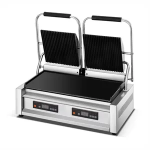 Versatile Panini Press with Adjustable Temperature and Non-stick Plates New Product 2020 Customized Customized Packaging LEG-813