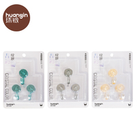 Crochet ménager moderne en PVC de couleur cristal, multifonction auto-adhésif, poinçonnage gratuit, pâte sans couture pour salle de bain, style moderne