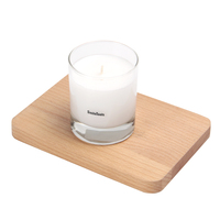Vente en gros de bougie en verre transparent à verser facilement de la cire pour l'atelier de fabrication de bougies
