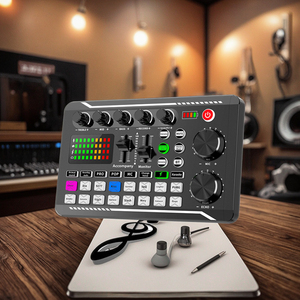 Bảng điều khiển âm thanh Studio <span class=keywords><strong>Audio</strong></span> Sound Mixer Board Bảng điều khiển trộn <span class=keywords><strong>DJ</strong></span> kỹ thuật số di động Bảng điều khiển trộn USB Giao diện âm thanh Bảng điều khiển trộn âm thanh để ghi âm trong phòng thu - Product Image 3