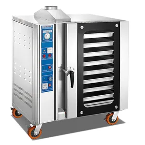 商用工业厨房面包10 5 8托盘燃气烤箱公约蒸笼自动电动燃气最佳对流烤箱美国烘焙