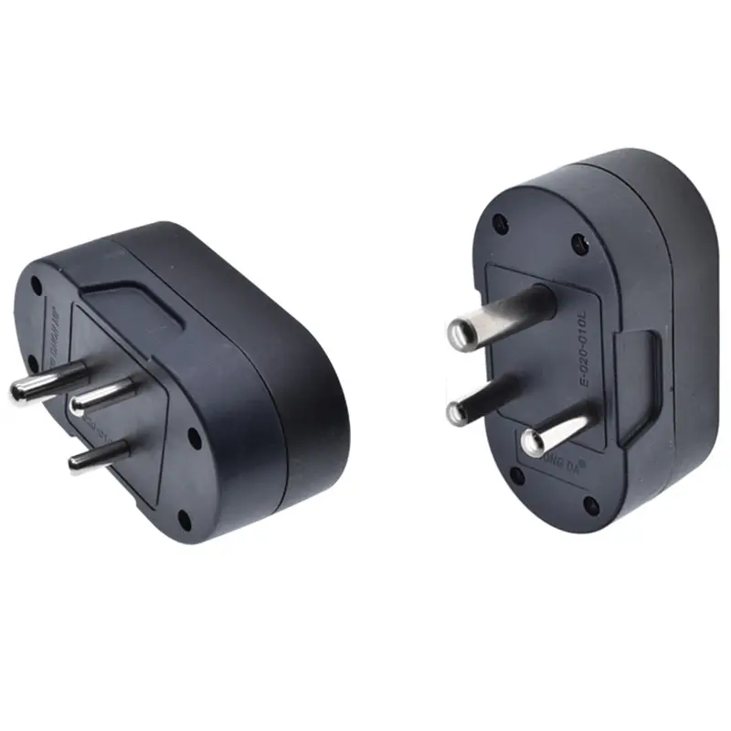 EU to South Africa Plug Adapter Type-D Type-M 3 pin to 2 pin Converter Travel India South Africa Nepal Plug Adapter