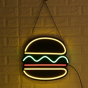 Letrero Luminoso LED para Restaurante de Hamburguesas, Letrero de Neón Flexible, Directo de Fábrica - Product Image 5