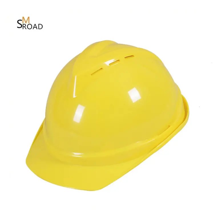 Construction Site Worker Thickenหมวกนิรภัยอุตสาหกรรมสีเหลืองสีแดงสีขาวสีฟ้าAbsหมวก