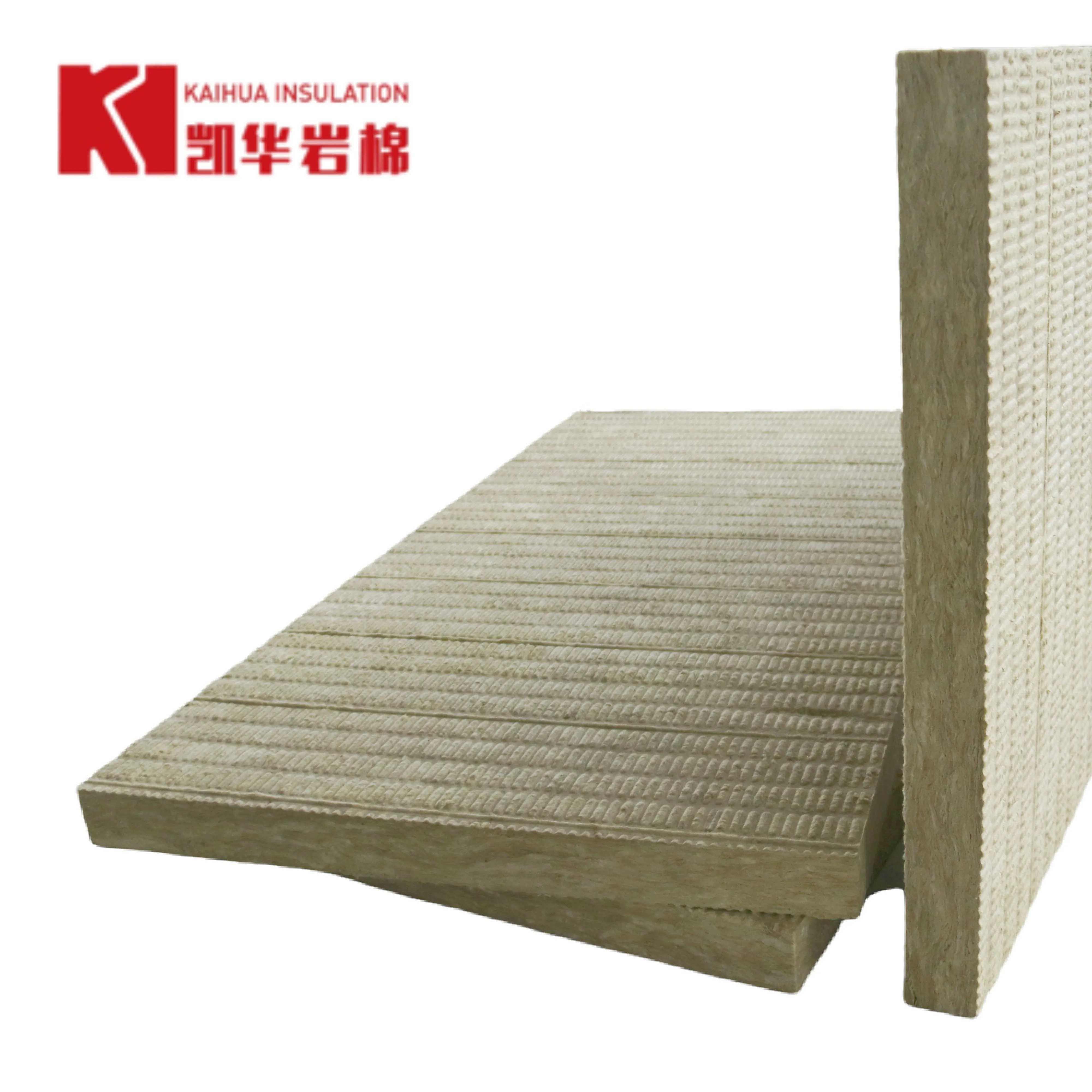 Kaihua CE chứng nhận phổ biến nhất đá len cách nhiệt Bazan vật liệu cách nhiệt cho bên ngoài bức tường, 140kg/m3