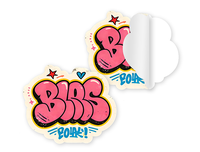 Pegatinas de Vinilo PVC Impermeables Personalizadas, Estilo Retro, Impresas Digitalmente, Autoadhesivas, con Logotipo Personalizado, Pegatinas Troqueladas para Diario