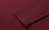 Kaos Lengan Panjang Unisex Premium Custom 100% Katun 230G Model Boxy Fit Kerah Bulat Polos untuk Berlapis di Musim Gugur dan Musim Dingin