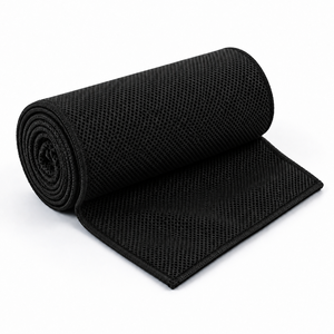 Asciugamano da Golf in Velluto di Cotone <span class=keywords><strong>con</strong></span> Iniziale Ricamata, Rettangolare <span class=keywords><strong>con</strong></span> Moschettone, 50cm X 40cm, Blu Navy, Regalo per Uomo - Product Image 6