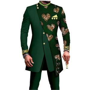 Conjunto Casual de Dos Piezas para Hombre Africano, Tejido de Primavera, 100% Fibra de Bambú, Modelo 3094 - Product Image 5