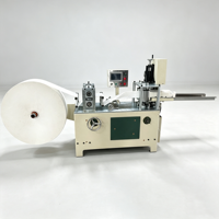 Machine à plier les serviettes entièrement automatique, double couche, avec impression, pliage 1/4, 1/6, 1/8 pour petite usine
