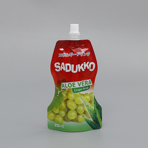 High quality cosmetic stand up liquid icing packaging spout pouch - Product Image 1