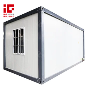 थोक कम लागत वाले पोर्टेबल गैटहाउस 20 फीट प्रीफैब्रिकेटेड स्टोरेज शेड मॉड्यूलर चल शेड कंटेनर हाउस - Product Image 6