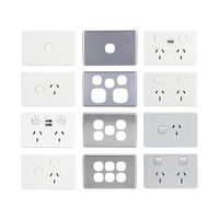 Prise murale YOUU SAA, norme australienne, luxe, 3 prises, 3 voies, 16A, PC, surface, interrupteur mural