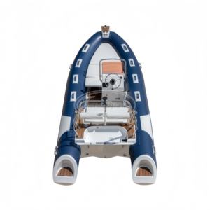 Nuevo Bote <span class=keywords><strong>Inflable</strong></span> de Pesca RIB480 de Hypalon y Fibra de Vidrio <span class=keywords><strong>con</strong></span> Suelo de Teca y Mesa de Comedor - Product Image 1